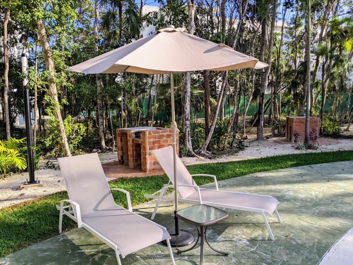 2-Bedroom Condo By The Jungle W/ Swimming Pool Puerto Morelos Kültér fotó
