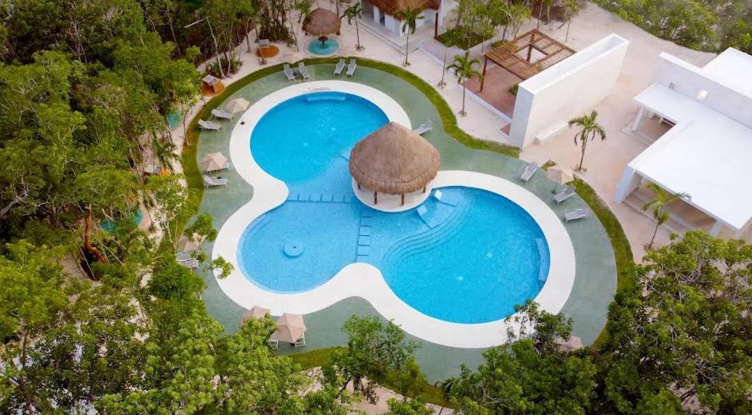 2-Bedroom Condo By The Jungle W/ Swimming Pool Puerto Morelos Kültér fotó